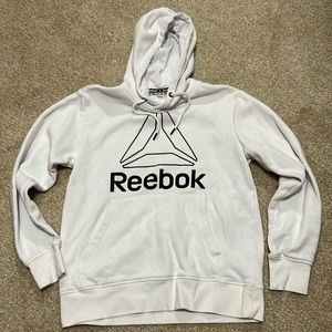 Reebok White Hoodie | Men’s Small